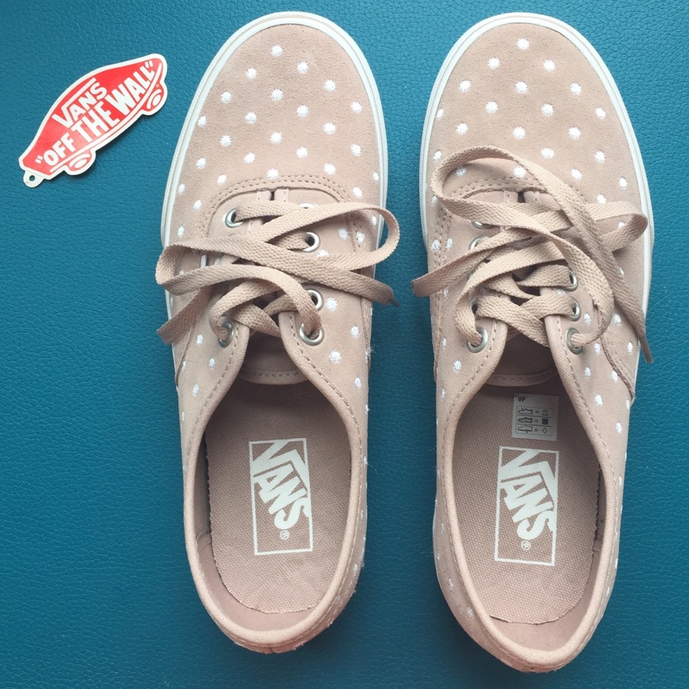 VANS POLKA DOT PLATFORMS AUTHENTIC